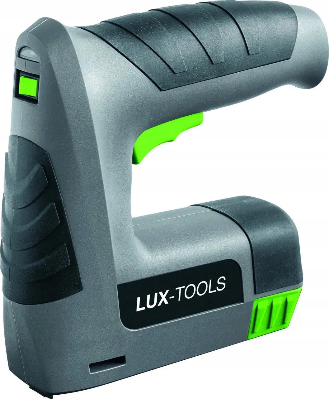 Степлер электрический аккумуляторный 3,6 на 1,5 Ач LUX