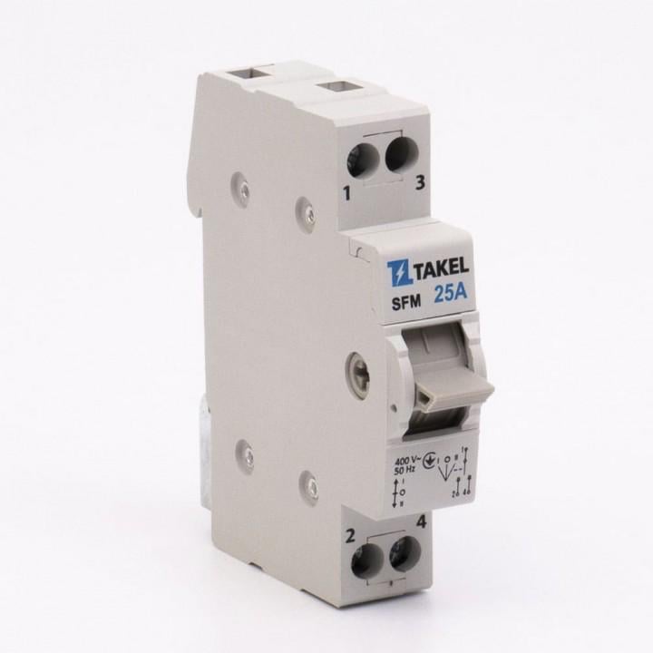 Переключатель нагрузки трехпозиционный TAKEL SFM 1P 25A (507801)