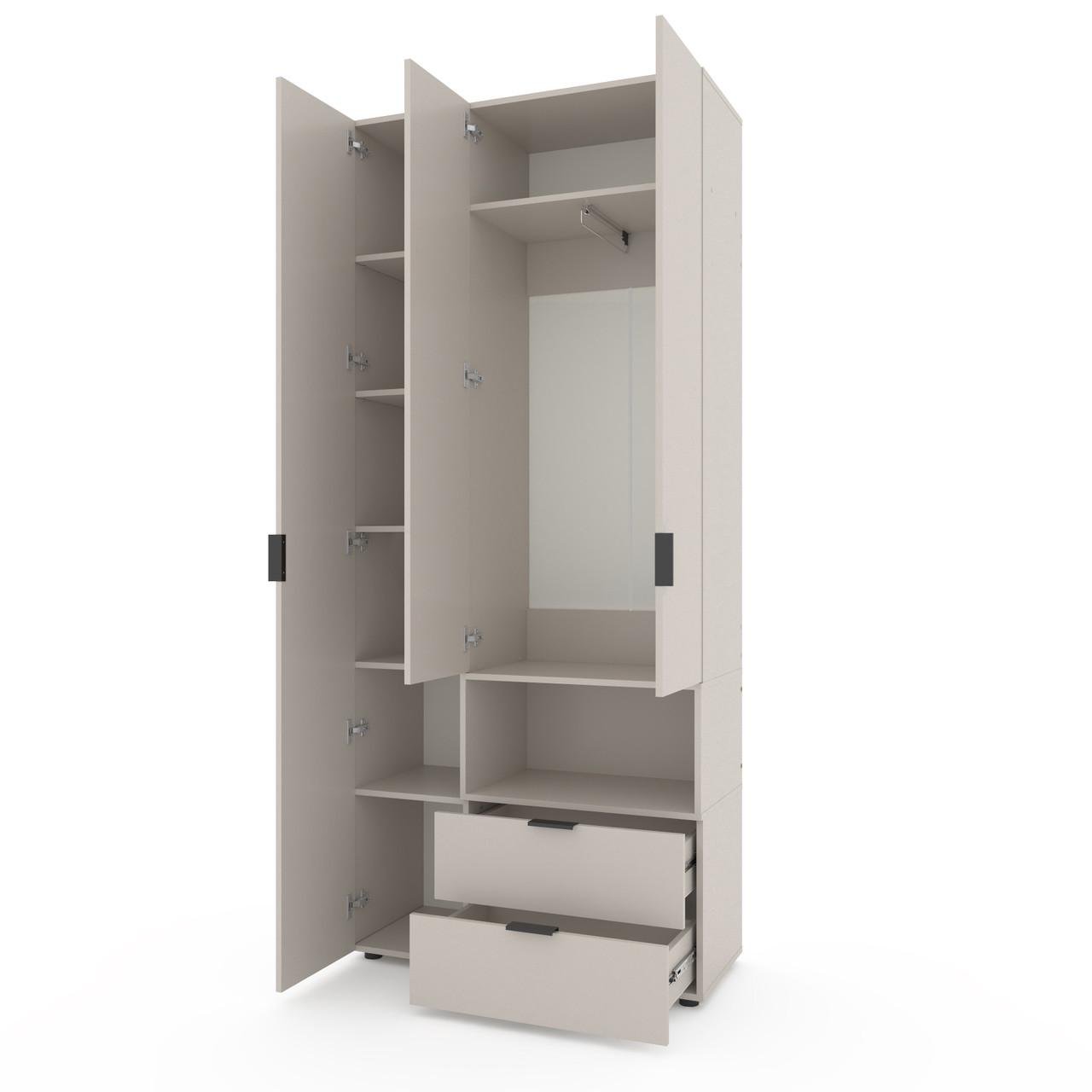 Шкаф Metkas Home A002R ЛДСП 1000x420x2300 мм Кашемир