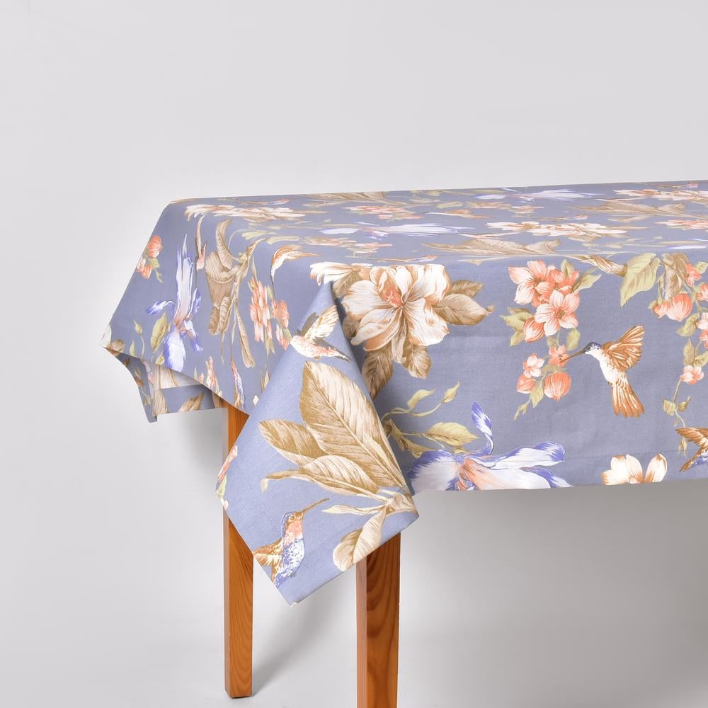 Скатерть IDEIA Колибри с водоотталкивающей пропиткой 140x170 см Джинс (24811)