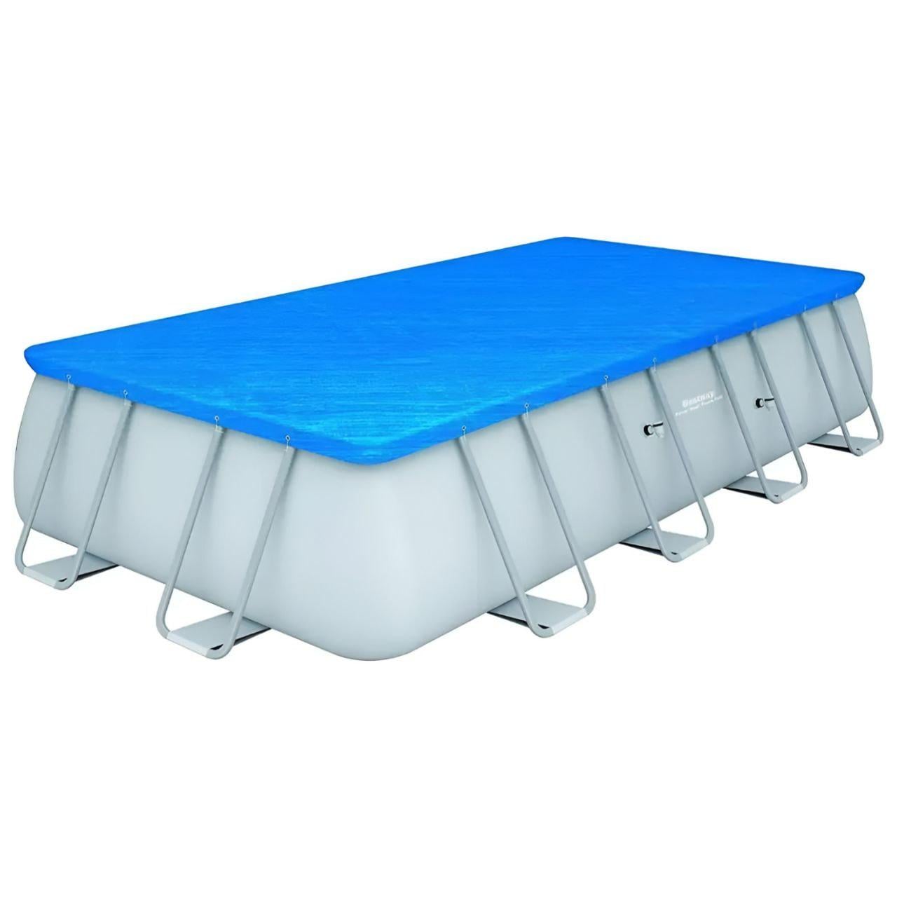 Бассейн каркасный Bestway 56466 с фильтр-насосом/лестницей и тентом 549×274×122 см (34189993)