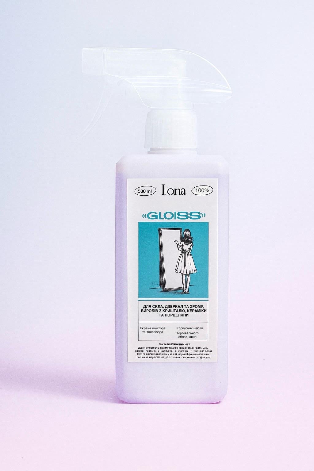 Засіб очищувальний LONA Clean Glass для скла та дзеркал 500 мл (800816)