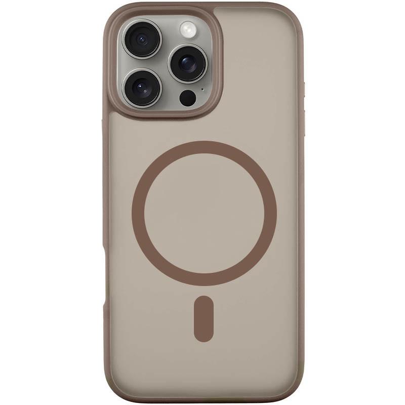 Протиударний TPU+PC чохол Blueo Skin Friendly Frosted with MagSafe для Apple iPhone 16 Pro Max (6.9") Золотий