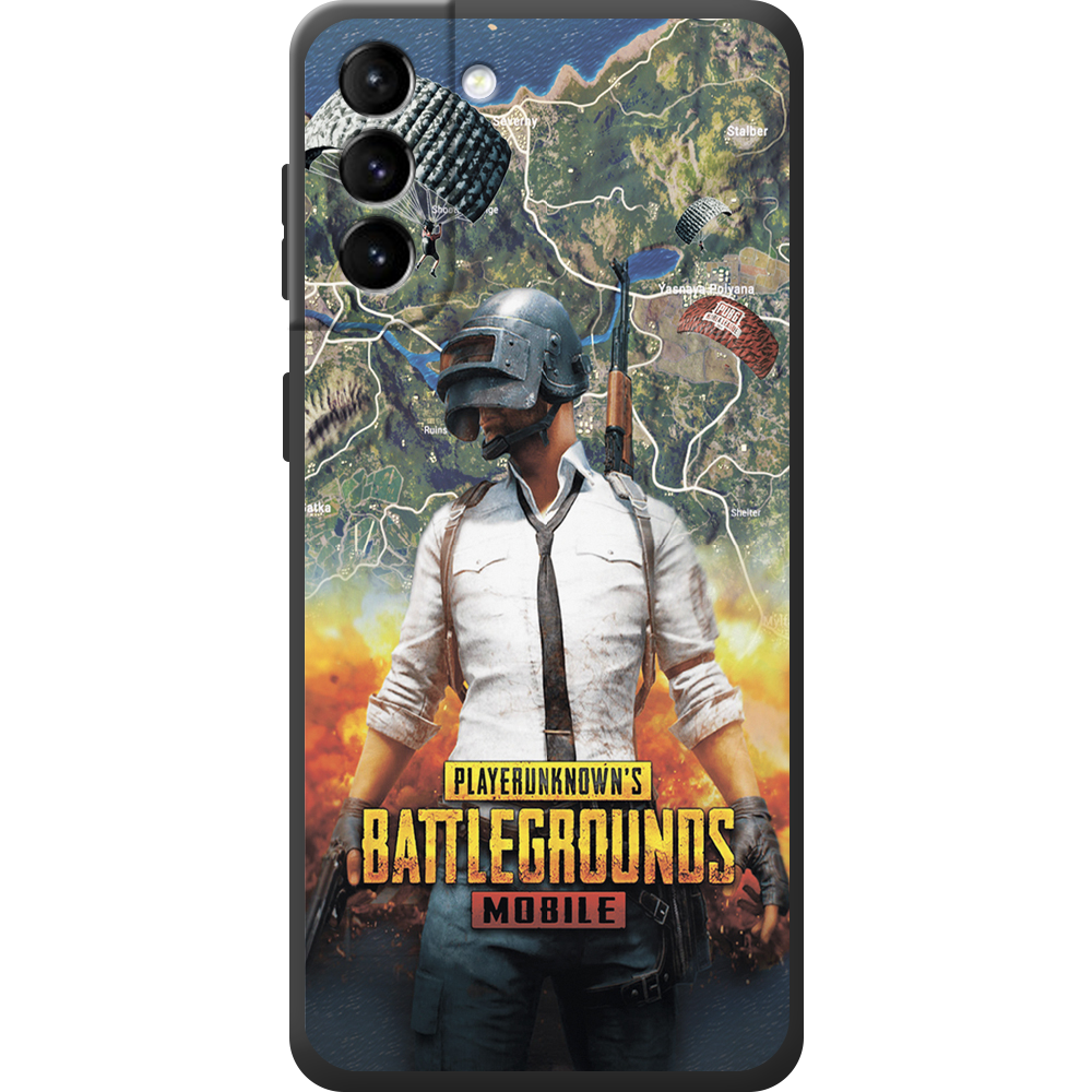 Чохол BoxFace Samsung Galaxy S21 FE (G990) PUBG Mobile Чорний силікон (43973-up2309-44173)
