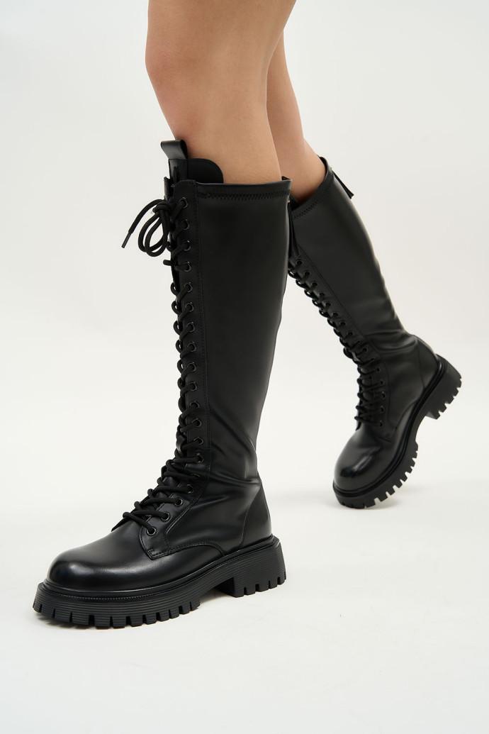 Сапоги женские Lonza р. 37 Черный (179370)