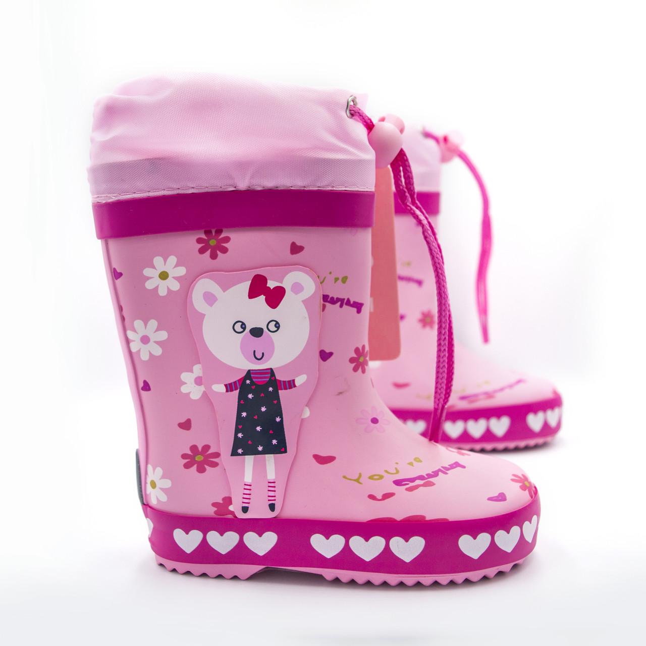 Резиновые сапоги для мальчика TOM.M MV-1237 р 24 Розовый - фото 2