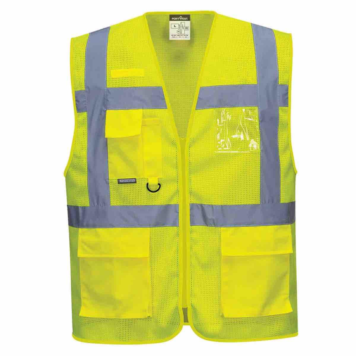 Жилет сигнальный PORTWEST C376 Yellow L Желтый (37222902)