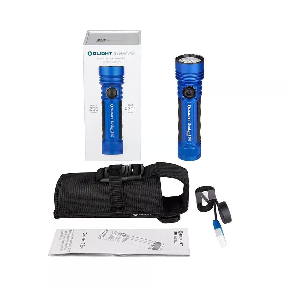 Ліхтар Olight Seeker 2 Pro 3200 lm 250 м Синій (27831812)