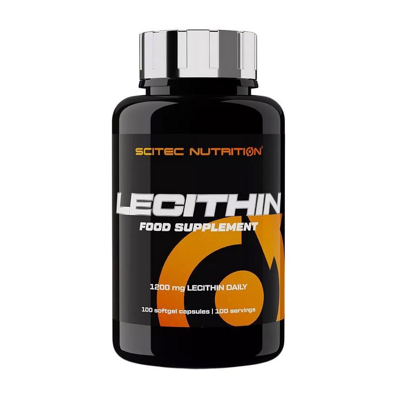 Лецитин соевый Scitec Nutrition Lecithin 1200 mg 100 мягких капс.
