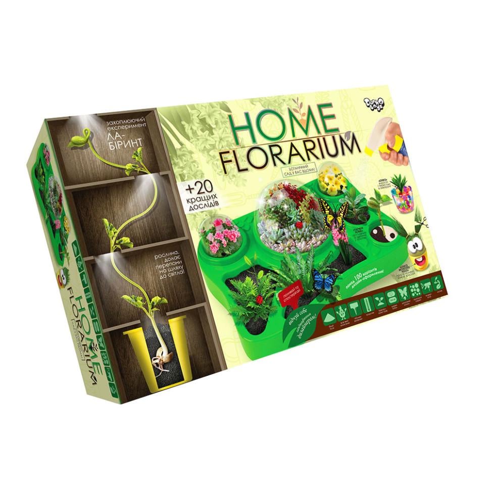 Игровой обучающий набор для выращивания растений Danko Toys HFL-01 Home Florarium