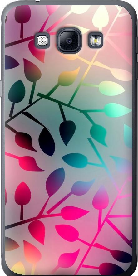Чехол на Samsung Galaxy A8 A8000 Листья (2235u-135-42517)