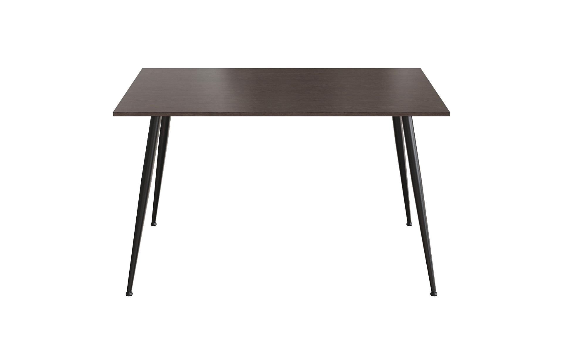 Обеденный стол Ferrum-decor Марсель 40 металл/ДСП 16 мм 75x120x70 см Черный/Венге Магия (FRD-106763)