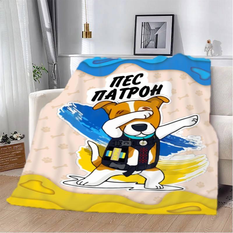 Плед 3D Пес Патрон пухнасті обійми 135х160 см (12917)