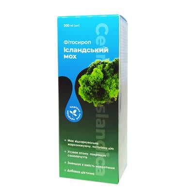 Фітосироп від кашлю Fito Product Ісландський мох 200 мл (4820159302468 ...