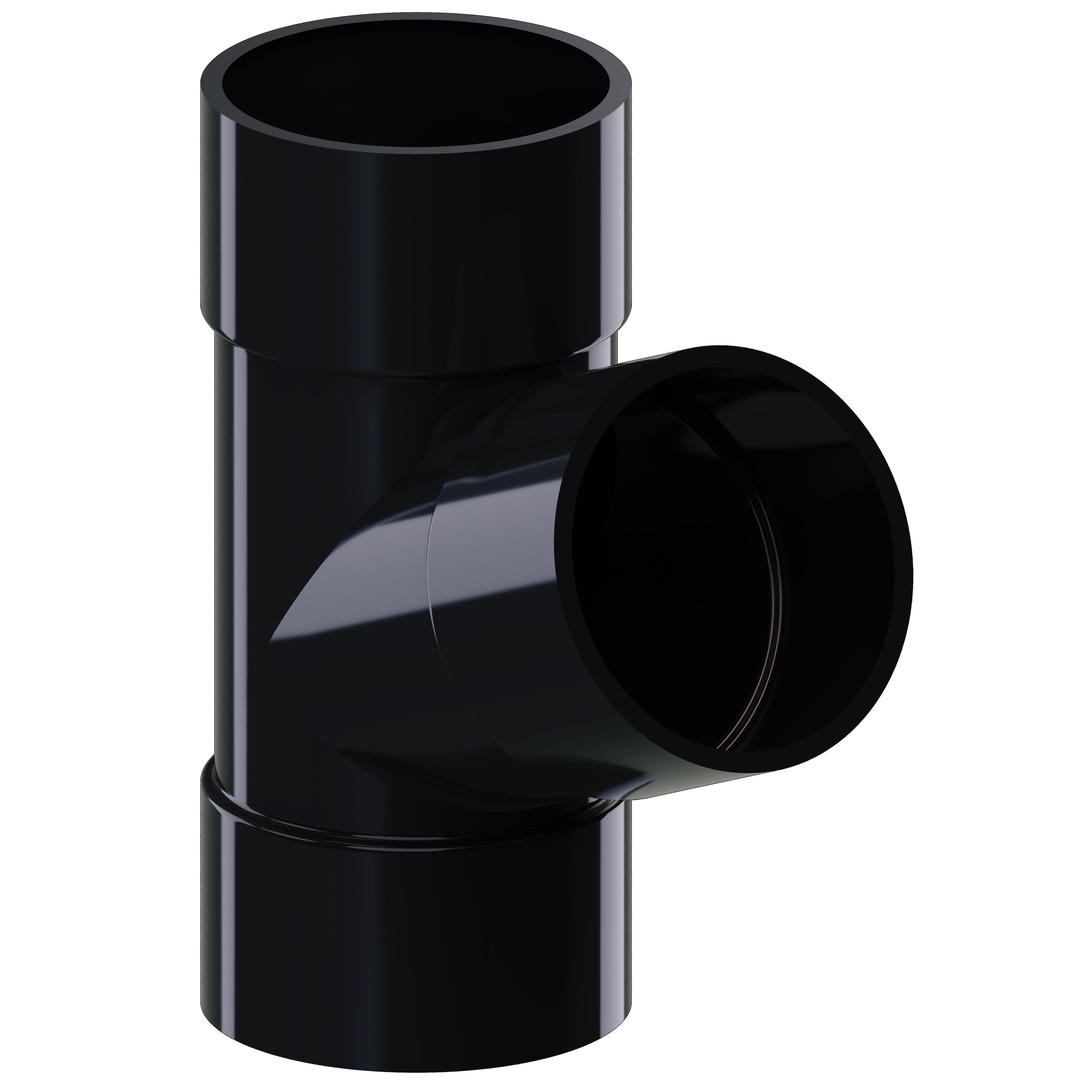 Тройник KROP 67,5° 90 мм Черный (2088) Тройник KROP 67,5° 90 мм Черный (2088)