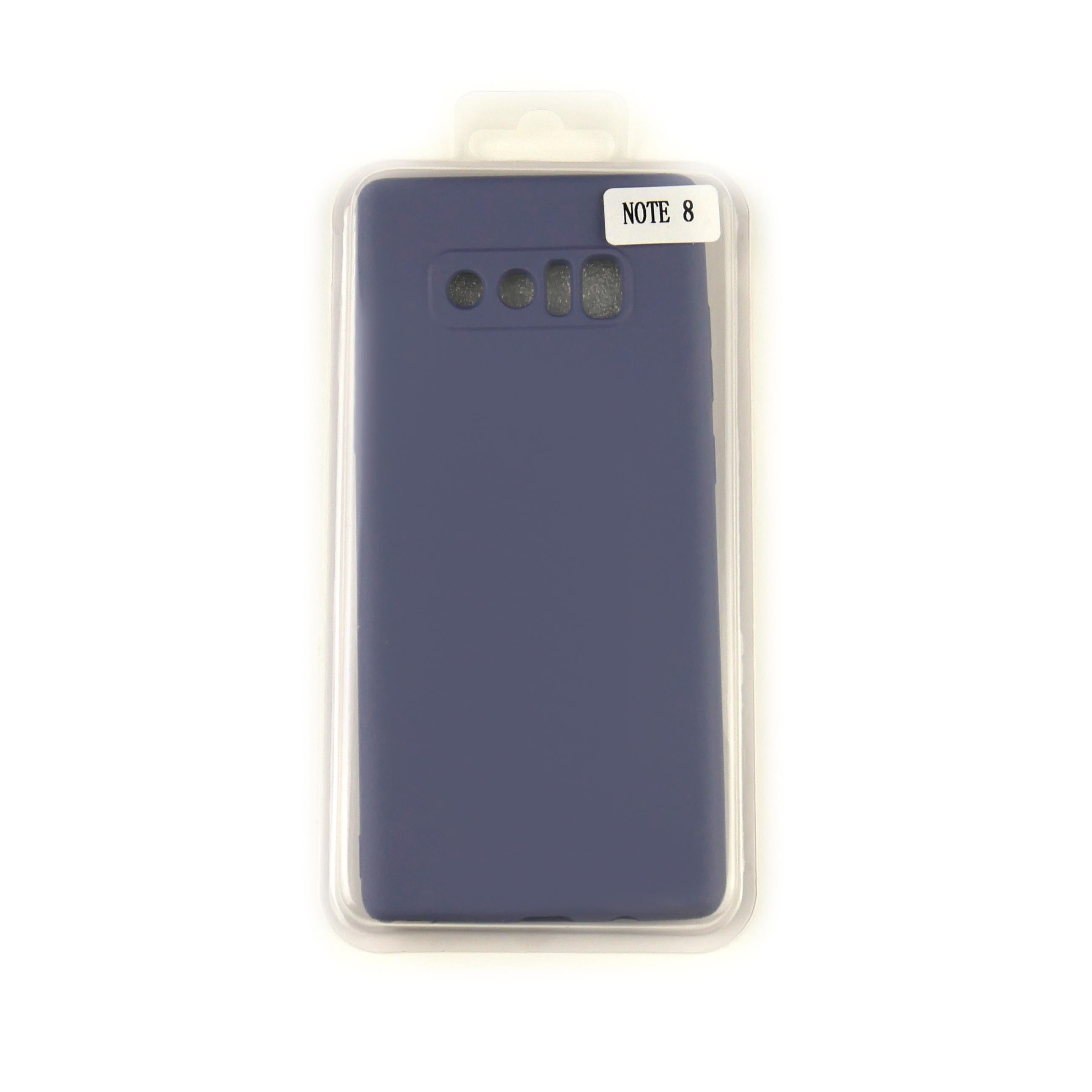 Чехол Silicone Case Full Cover Samsung Note 8 Джинсовый