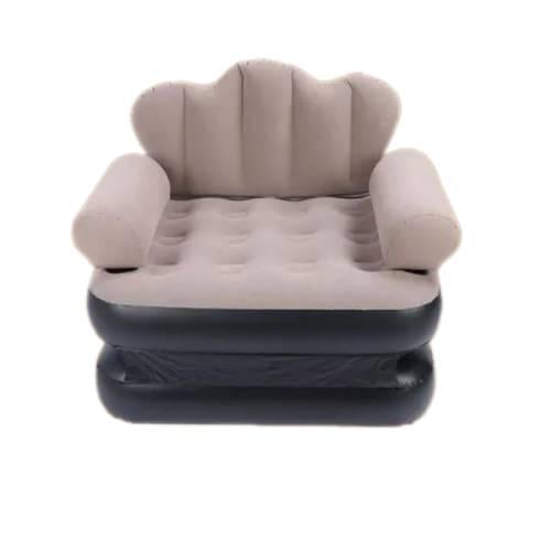 Надувное кресло/кровать для кемпинга 180х80х50 см Бежевый (26928529)
