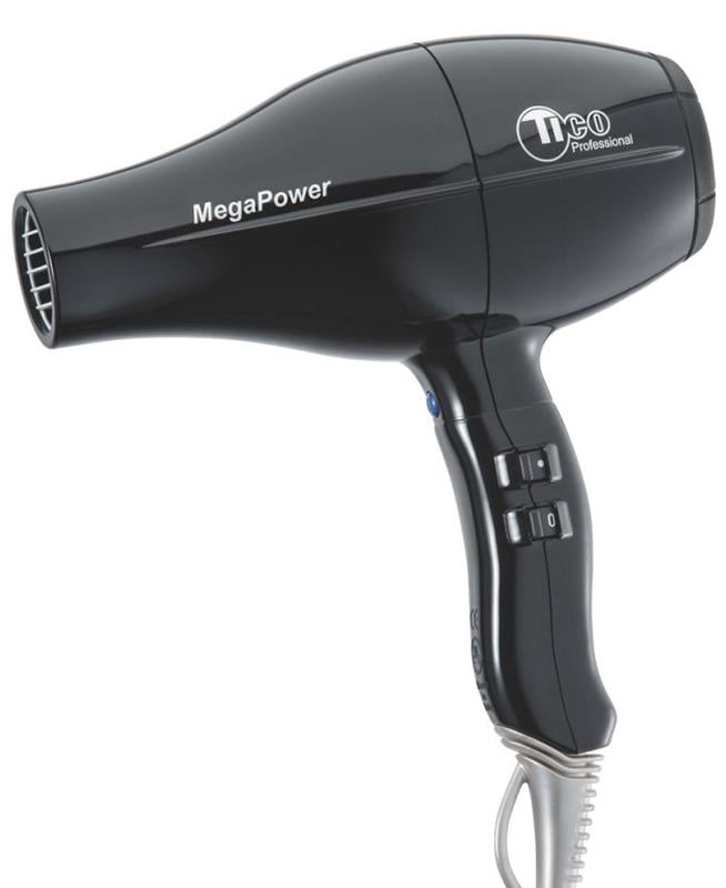 Фен для волос TICO Professional MEGA POWER 2400 Вт с керамическим покрытием и насадками-концентраторами (62783)