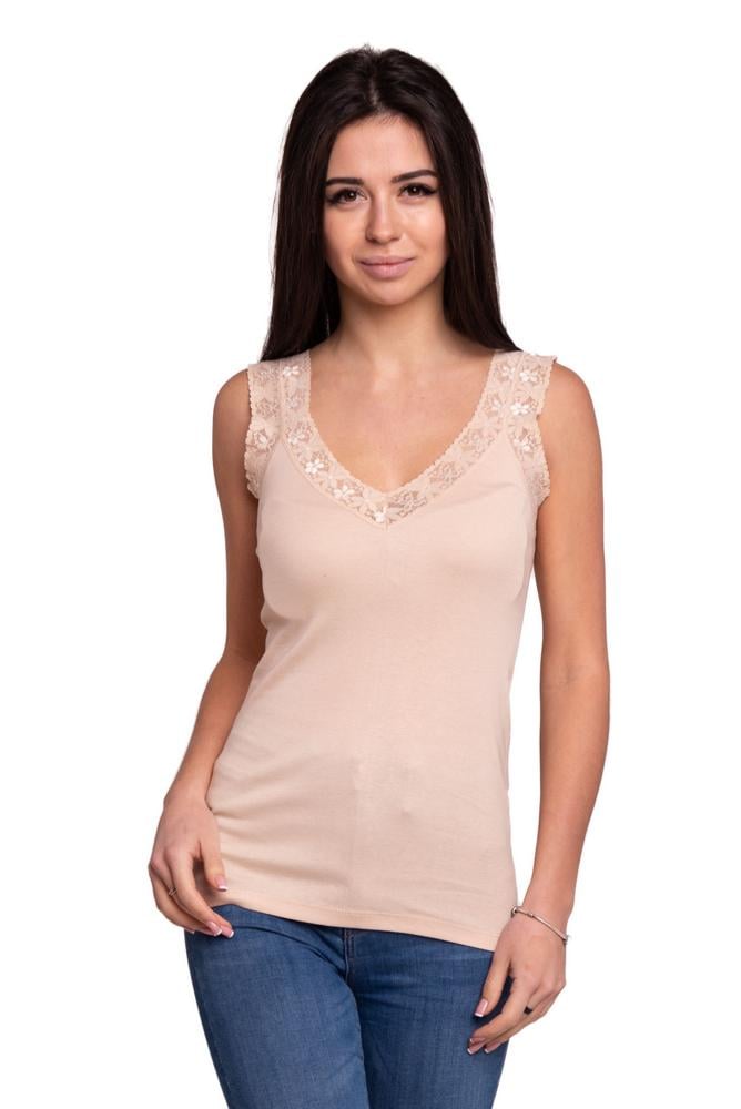 Майка женская Наталюкс XS Бежевый (2121443287511)