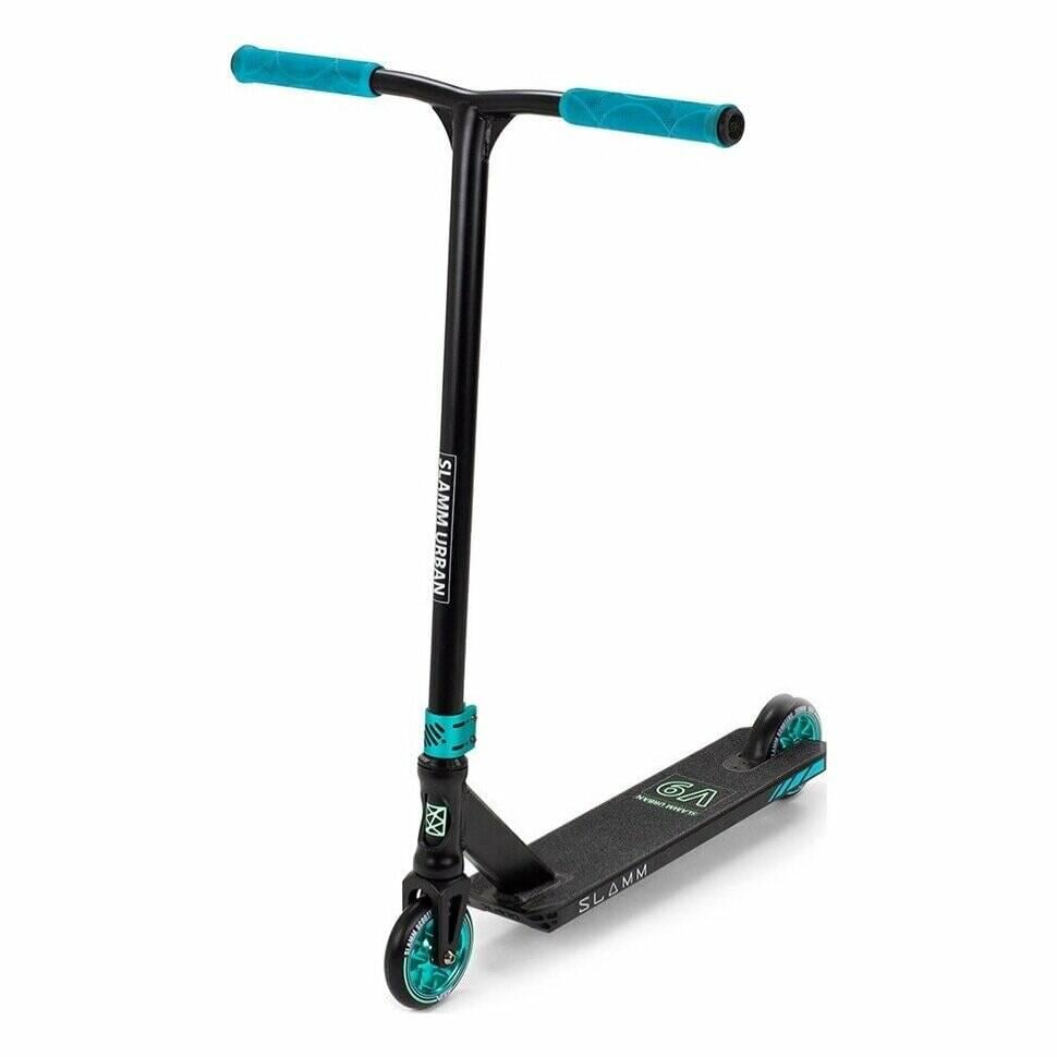 Самокат трюковой Slamm Urban V9 Black/Teal (79670) - фото 1