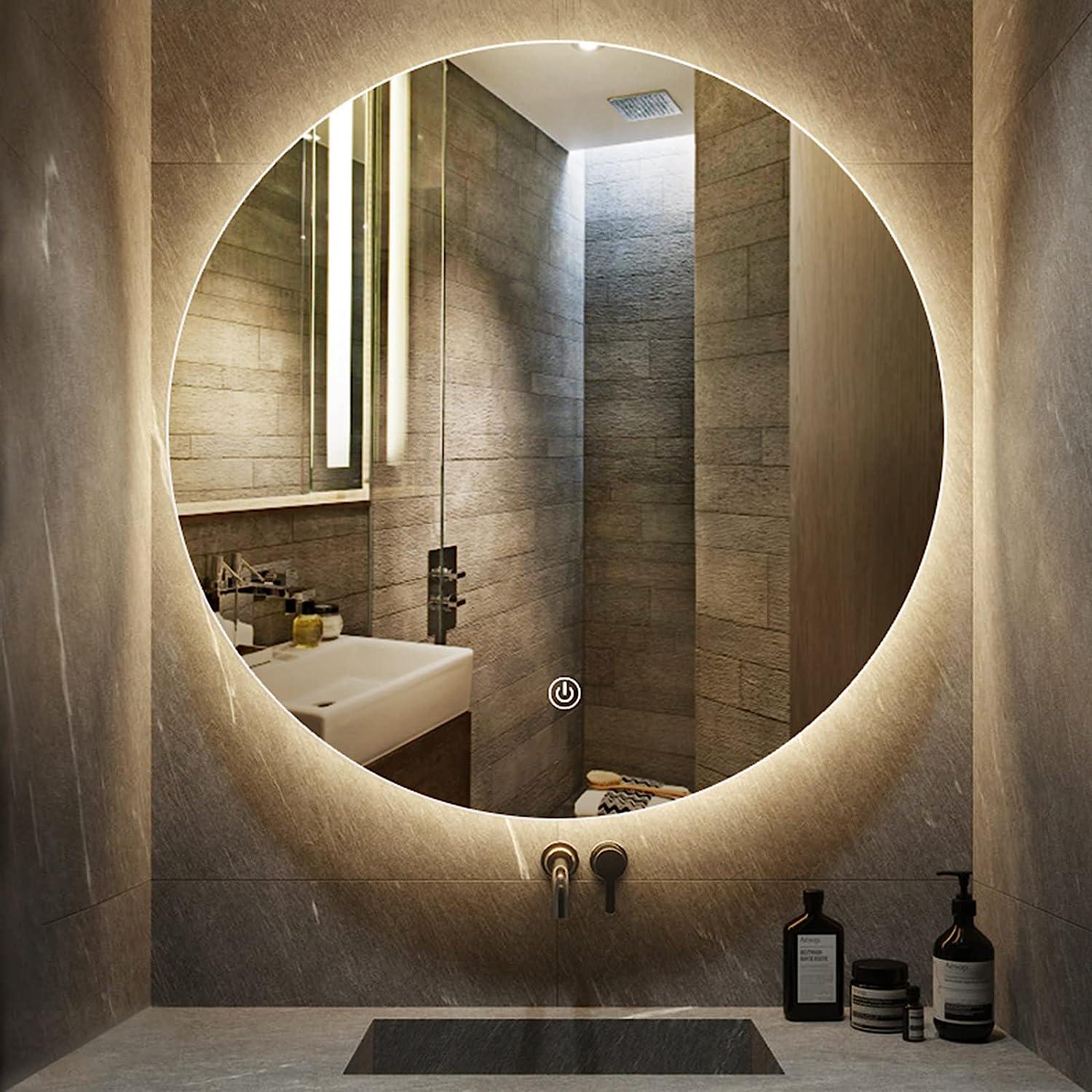 Зеркало Dim Dzerkal LALIO с LED-подсветкой/сенсорным управлением 100х100 см (13852)