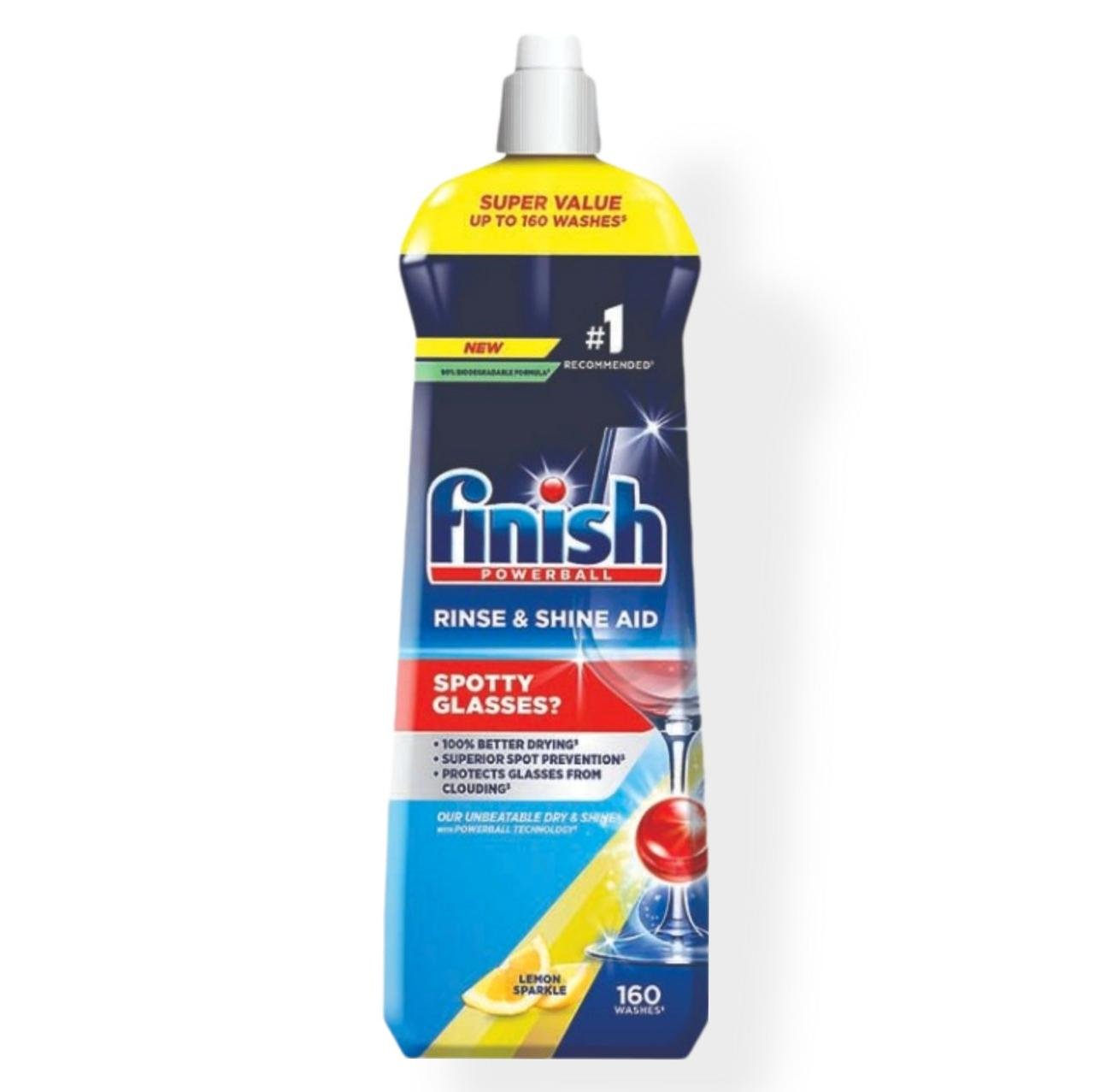 Ополіскувач для миття посуду в посудомийній машині Finish Lemon 800 мл