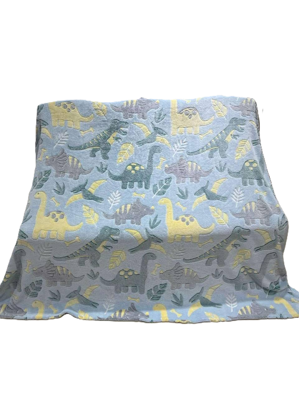 Плед Динозавры светящийся в темноте полуторный 150х200 см Голубой (2438212044) Плед Динозавры светящийся в темноте полуторный 150х200 см Голубой (2438212044)