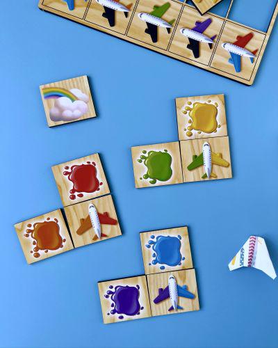 Пазл-сортер Самолеты: цвета (192774) - фото 3