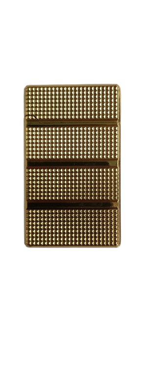 Зажигалка карманная газовая No4892 Classic острое пламя Gold (3135А)