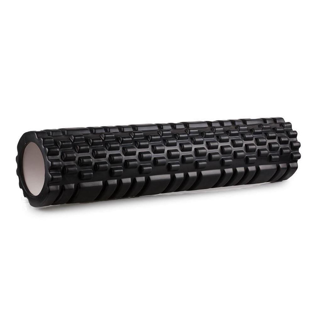 Масажний ролер EasyFit Grid Roller 60 см v.3.1 Чорний (EF-2037-B)