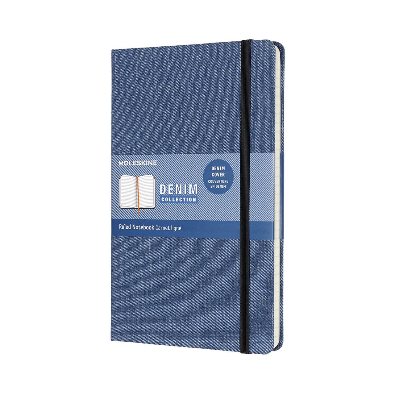 Блокнот Moleskine Limited Denim средний 13х21 см 240 страниц в линейку антверпен синий (8058647626246)