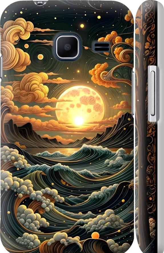 Чехол на Samsung Galaxy J1 Mini J105H Арт волны (6332m-258-42517) Чехол на Samsung Galaxy J1 Mini J105H Арт волны (6332m-258-42517)
