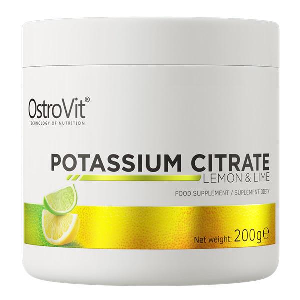 Микроэлемент калий для спорта OstroVit Potassium Citrate 200 г 129 порций Lemon Lime (000023032)