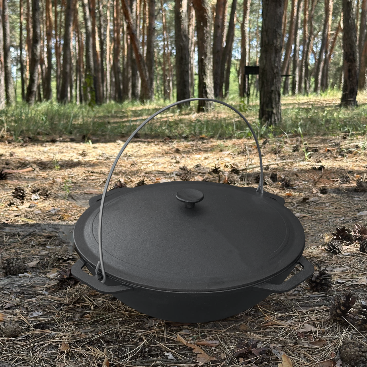 Котел азиатский КА-12 чугунный с крышкой 12 л (27728825)