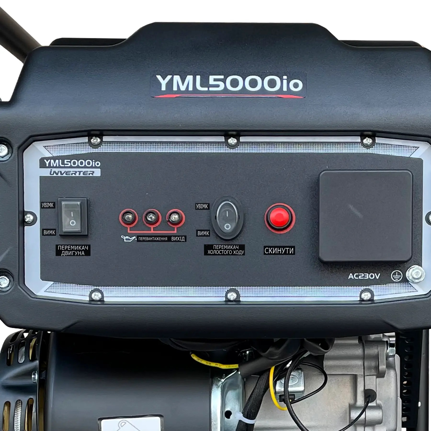 25641 ᐉ Генератор инверторный бензиновый YAMALONG YML5000io-2 с дисплеем 3,5 ...