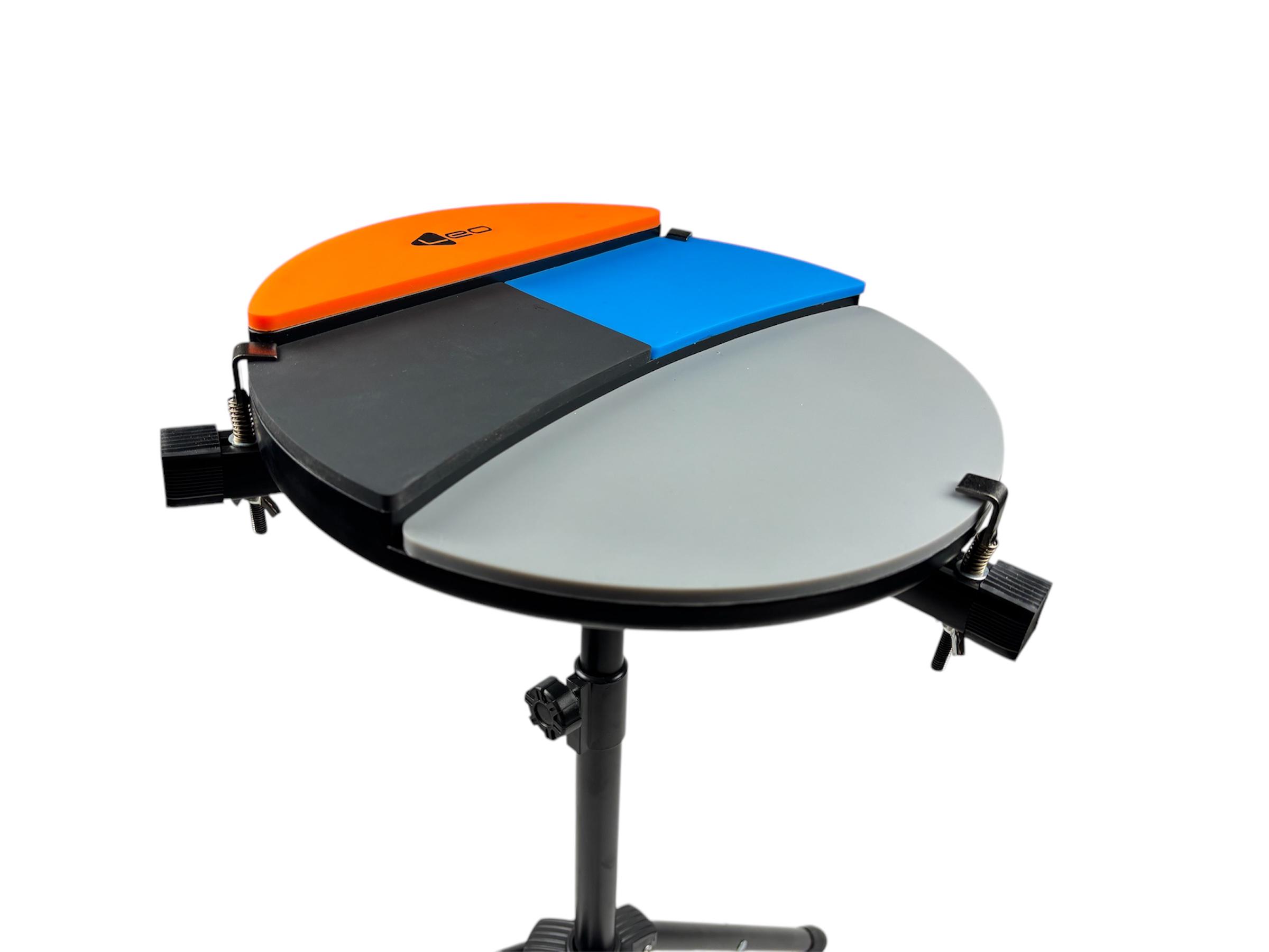 Тренировочный мультизонный пед со стойкой LEO Drums 12 дюймов 30 сантиметров для барабанщика - фото 2 Тренировочный мультизонный пед со стойкой LEO Drums 12 дюймов 30 сантиметров для барабанщика - фото 2