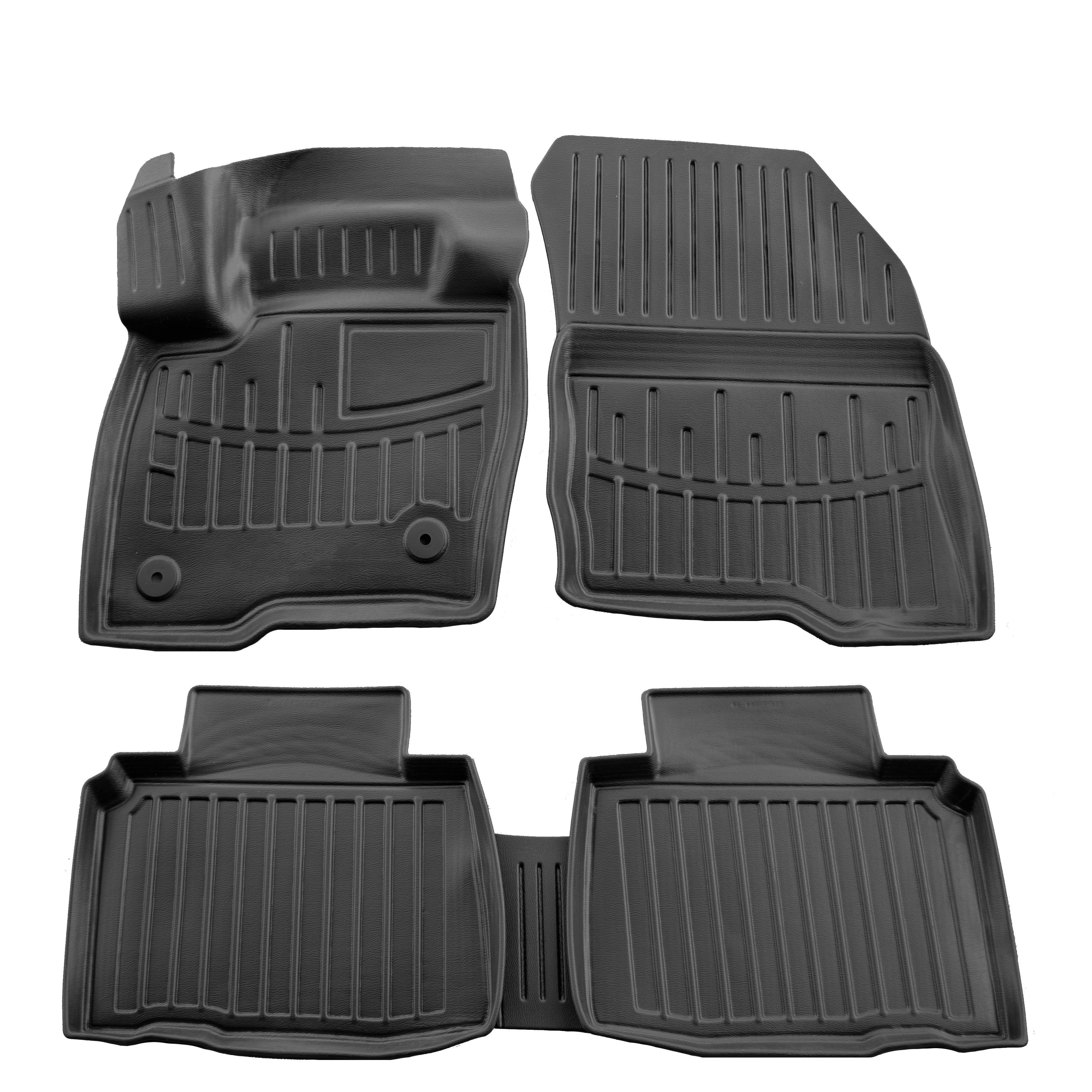 Коврики Stingray 3D для Ford Edge 2014-2024 рр. полиуретан 5 шт. Черный (158242)