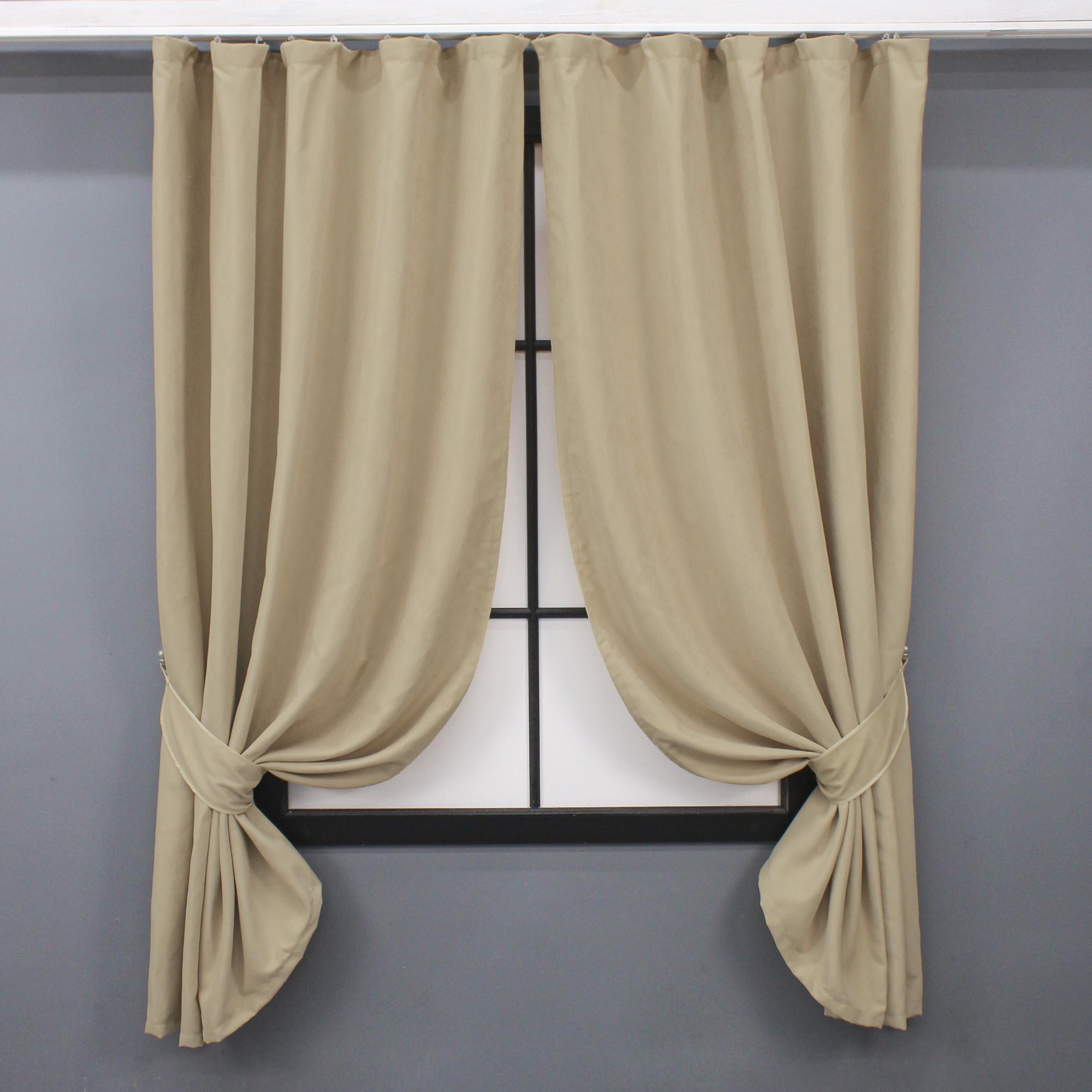 Комплект коротких штор VR-Textil микровелюр Petek №1491ш 130х170 см 2 шт. Бежевый (35-0216)