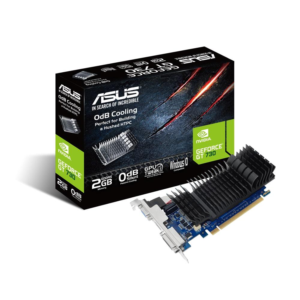 Видеокарта Asus NVidia GeForce GT 730 2GB GDDR5 902 МГц PCI-E v2.0 (90YV06N2-M0NA00) - фото 4