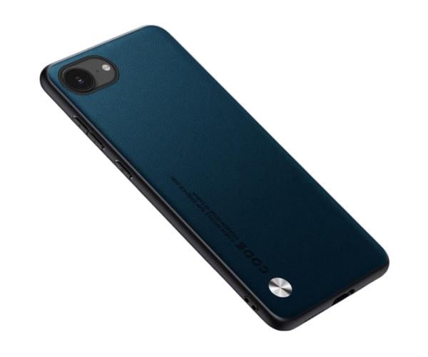 Шкіряний чохол - накладка CODE Tactile Experience для iPhone 16e Зелений