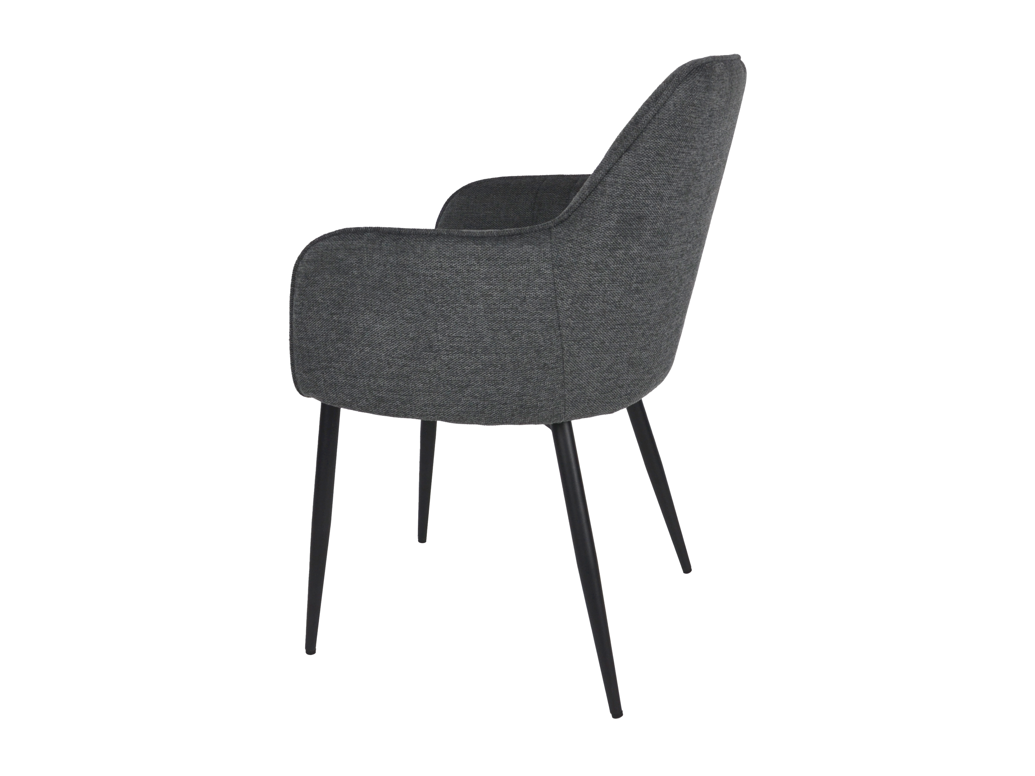 Стул Intarsio Emily Черный/Графитный - фото 3 Стул Intarsio Emily Черный/Графитный - фото 3