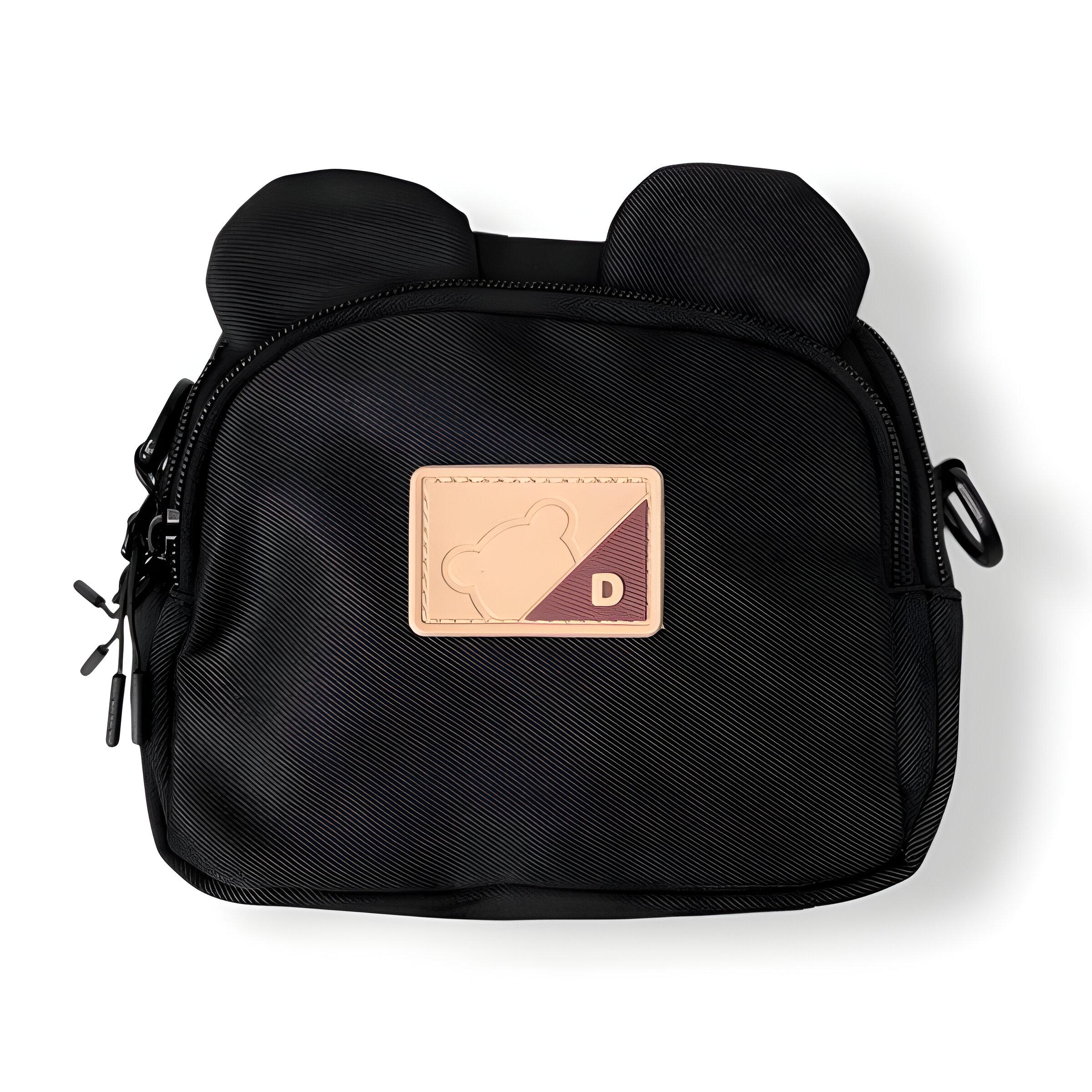 Сумка дитяча крос-боді з вушками 19х16х7 см Чорний (25-571) - фото 4 Сумка дитяча крос-боді з вушками 19х16х7 см Чорний (25-571) - фото 4