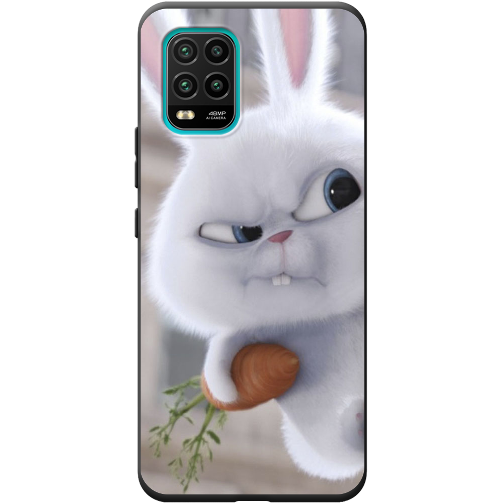 Чехол с рисунком Boxface Xiaomi Mi 10 Lite Rabbit Snowball Черный силикон (39438-up1116-41940)