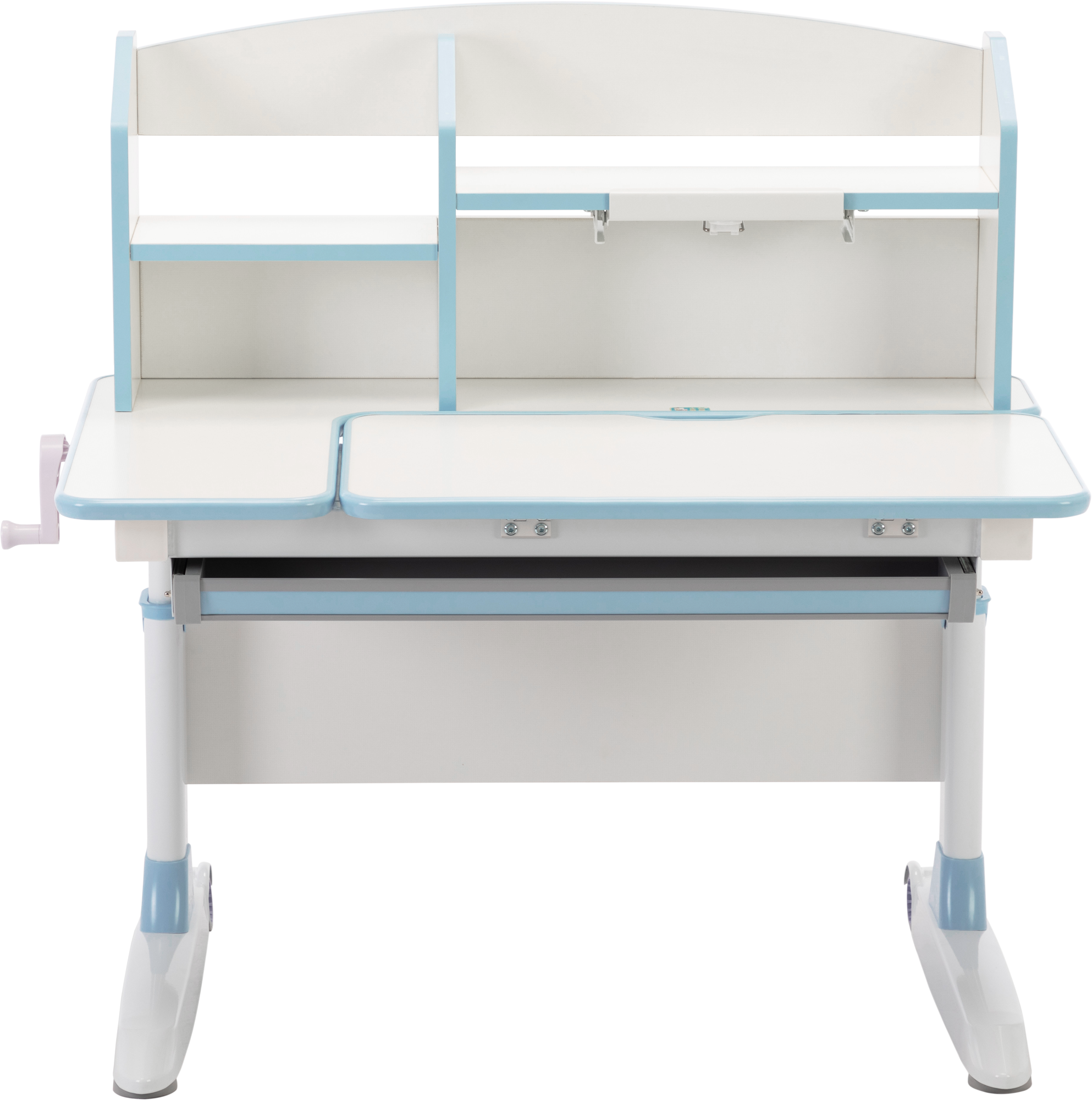 Парта детская регулируемая GT Racer DS-1603 Light Blue - фото 2 Парта детская регулируемая GT Racer DS-1603 Light Blue - фото 2