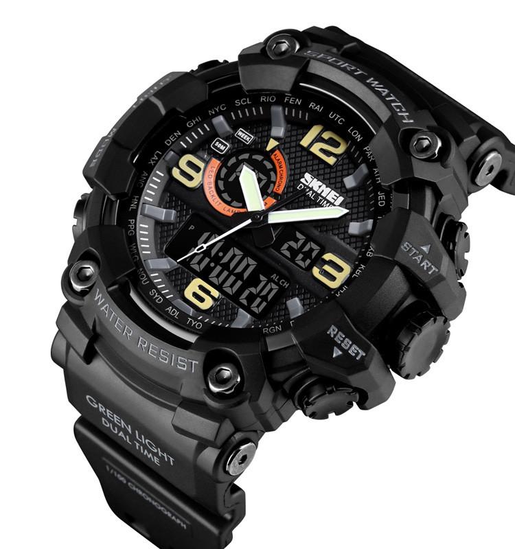 Годинник наручний Skmei 1520 Black (17152)