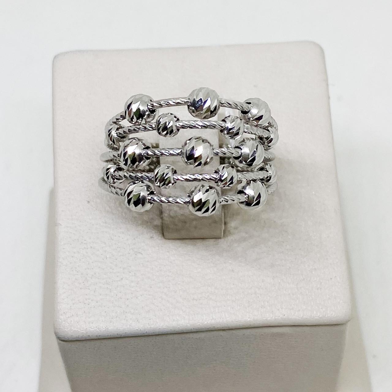 Кольцо серебряное Шарики р. 17,5 3,6 г (1815433988)