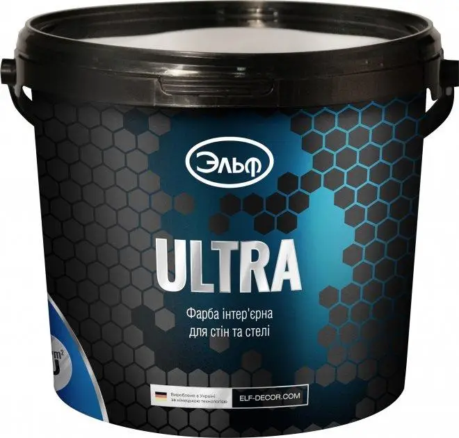 Фарба акрилова інтер'єрна матова Elf Ultra 10 л (2784000687)