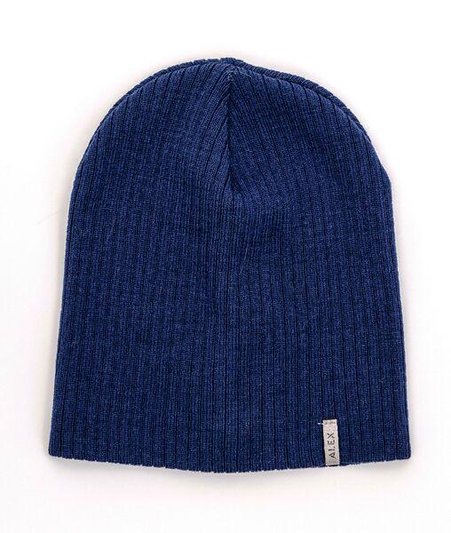 Шапка детская для мальчиков Ден D833 без подкладки 50-54 см Бирюзовый