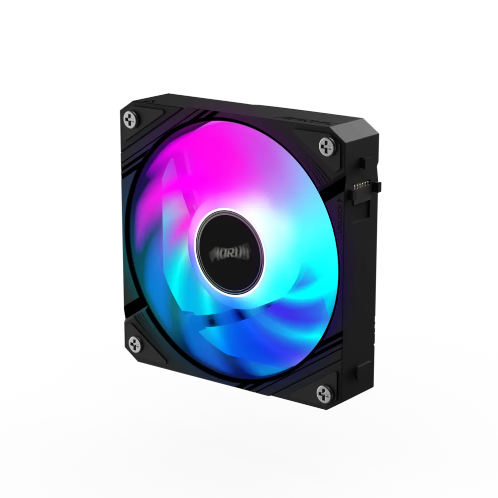 Вентилятор для корпусу GIGABYTE GP-ECFAN1201 з RGB підсвічуванням 120 мм - фото 3 Вентилятор для корпусу GIGABYTE GP-ECFAN1201 з RGB підсвічуванням 120 мм - фото 3