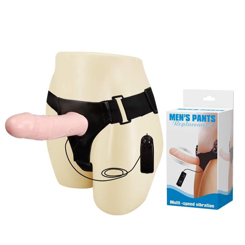 Страпон-протез Men's Pants Replacement Vibrating Strap On 16,5 см ( 38131759)